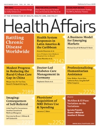 Health Affairs cover
