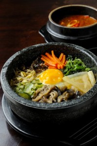 A traditional Korean meal